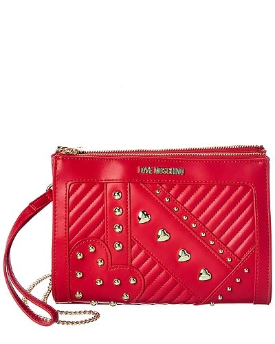 LOVE MOSCHINO Studded Crossbody Women 1 LOVE MOSCHINO Studded Crossbody Women