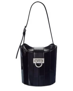 Salvatore Ferragamo Trifolio Plexy Plastic Shoulder Bag Women