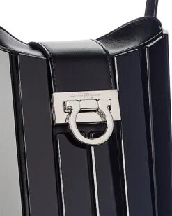Salvatore Ferragamo Trifolio Plexy Plastic Shoulder Bag Women -City Bag Corner 1160251413 RLLD 3