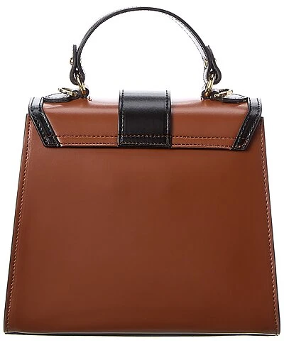 By Mario Valentino Betty V Emblem Leather Satchel Women 2 By Mario Valentino Betty V Emblem Leather Satchel Women - Image 2