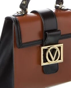 By Mario Valentino Betty V Emblem Leather Satchel Women 6 By Mario Valentino Betty V Emblem Leather Satchel Women -City Bag Corner 1160291749 RLLD 3
