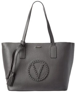 By Mario Valentino Soho Rock Leather Tote Women
