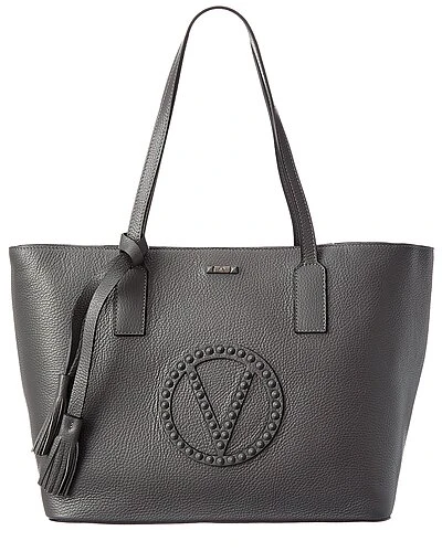 By Mario Valentino Soho Rock Leather Tote Women 1 By Mario Valentino Soho Rock Leather Tote Women