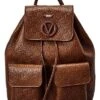 By Mario Valentino Simeon Dollaro Leather Backpack Women