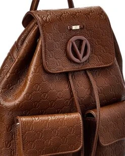 By Mario Valentino Simeon Dollaro Leather Backpack Women -City Bag Corner 1160315931 RLLD 3