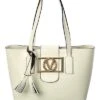 By Mario Valentino Delphine Super V Leather Tote Women