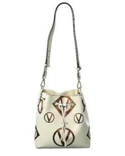 By Mario Valentino Karl Magnus Leather Bucket Bag Women