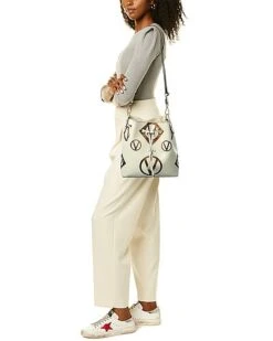 By Mario Valentino Karl Magnus Leather Bucket Bag Women -City Bag Corner 1160316086 RLLD 4