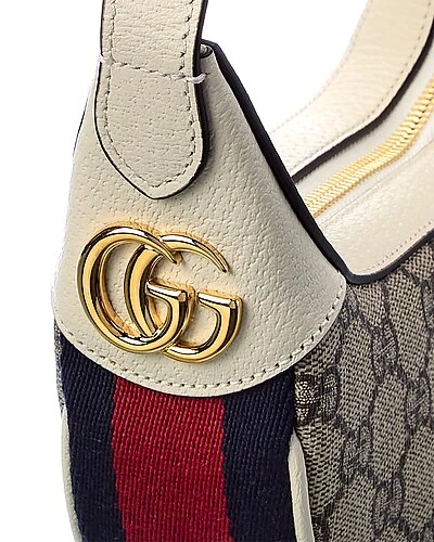 Gucci Ophidia Mini GG Supreme Canvas & Leather Shoulder Bag Women 3 Gucci Ophidia Mini GG Supreme Canvas & Leather Shoulder Bag Women - Image 3