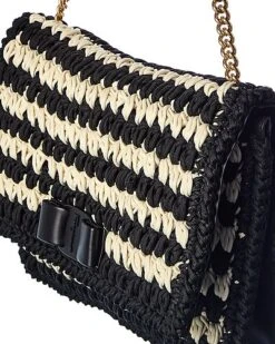 Salvatore Ferragamo Viva Bow Medium Crochet Shoulder Bag Women -City Bag Corner 1160338563 RLLD 3