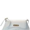 Balenciaga XX Small Croc-Embossed Leather Flap Bag Women