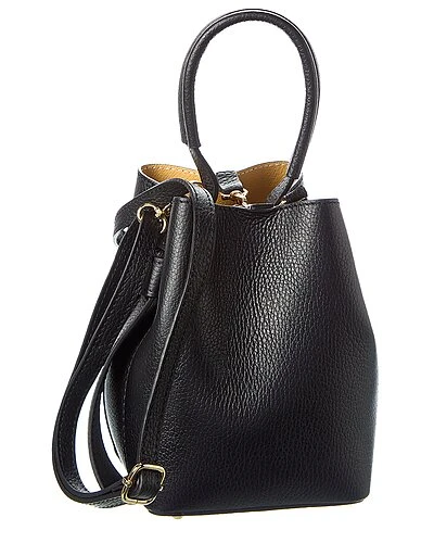 Elain Leather Bucket Bag Women 1 Elain Leather Bucket Bag Women