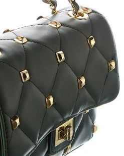 Claire Studded Quilted Leather Satchel Women -City Bag Corner 1160410861 RLLD 3