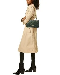 Claire Studded Quilted Leather Satchel Women -City Bag Corner 1160410861 RLLD 4