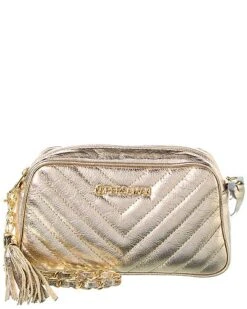 Felice Metallic Quilted Leather Crossbody Women