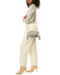 Felice Metallic Quilted Leather Crossbody Women -City Bag Corner 1160410871 RLLD 4