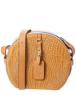 Simone Circular Leather Crossbody Women