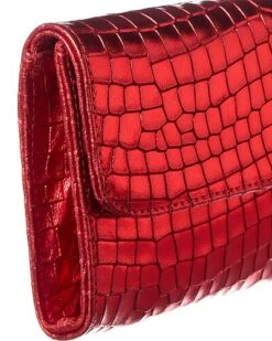 Terina Croc-Embossed Leather Clutch Women 6 Terina Croc-Embossed Leather Clutch Women -City Bag Corner 1160410909 RLLD 3