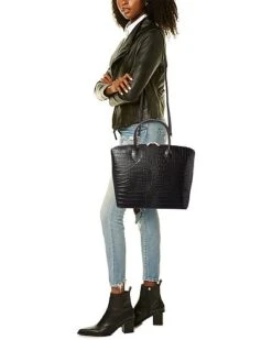Alex Croc-Embossed Leather Tote Women 7 Alex Croc-Embossed Leather Tote Women -City Bag Corner 1160410926 RLLD 4