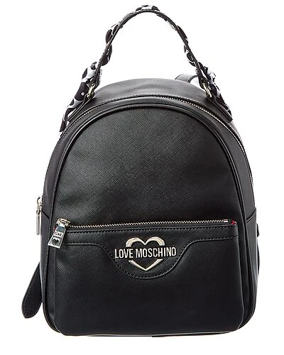 LOVE MOSCHINO Scarf Mini Backpack Women 1 LOVE MOSCHINO Scarf Mini Backpack Women