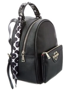 LOVE MOSCHINO Scarf Mini Backpack Women 6 LOVE MOSCHINO Scarf Mini Backpack Women -City Bag Corner 1160419041 RLLD 3