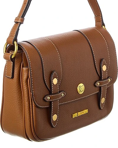 LOVE MOSCHINO Buckle Leather Crossbody Women 3 LOVE MOSCHINO Buckle Leather Crossbody Women - Image 3
