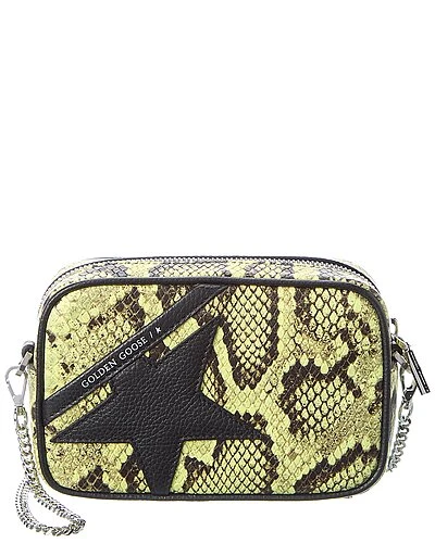 Golden Goose Star Mini Snake-Embossed Leather Crossbody Women 1 Golden Goose Star Mini Snake-Embossed Leather Crossbody Women