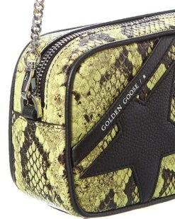 Golden Goose Star Mini Snake-Embossed Leather Crossbody Women 6 Golden Goose Star Mini Snake-Embossed Leather Crossbody Women -City Bag Corner 1160419854 RLLD 3