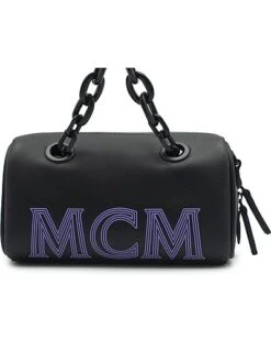 MCM Leather Boston Bag Women