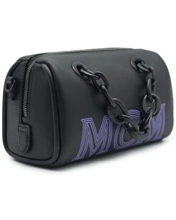 MCM Leather Boston Bag Women -City Bag Corner 1160421338 RLLD 5