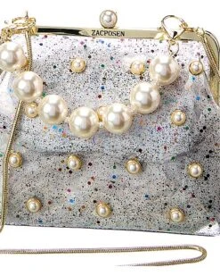Lacey Clear Glitter Frame Clutch Women -City Bag Corner 1160426957 RLLD 3