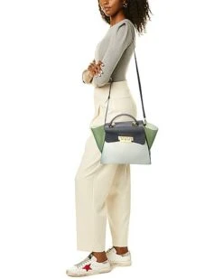 Eartha Clear Colorblocked Top Handle Satchel Women -City Bag Corner 1160427027 RLLD 4