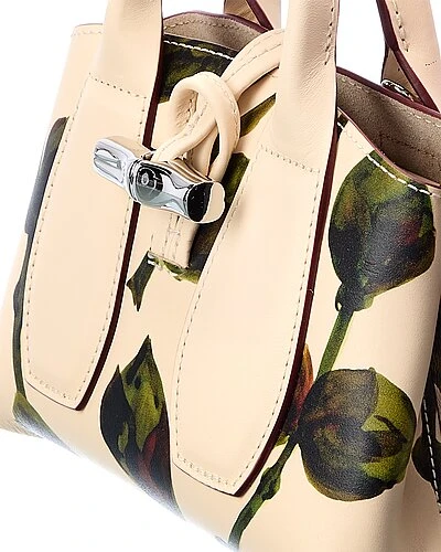 Longchamp Roseau XS Leather Crossbody Women 3 Longchamp Roseau XS Leather Crossbody Women - Image 3