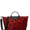 Longchamp Le Pliage LPG Large Nylon & Leather Travel Bag Women