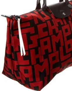 Longchamp Le Pliage LPG Large Nylon & Leather Travel Bag Women -City Bag Corner 1160436973 RLLD 3