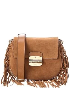 Furla Club 2 Mini Suede Crossbody Women