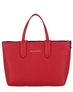 Alexander McQueen Ini Leather Shopper Tote Women