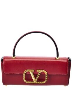 Valentino Rockstud Alcove Leather Shoulder Bag Women