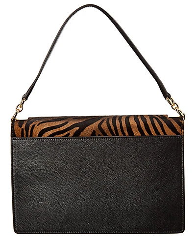 Furla Mimi Medium Leather & Haircalf Shoulder Bag Women 2 Furla Mimi Medium Leather & Haircalf Shoulder Bag Women - Image 2