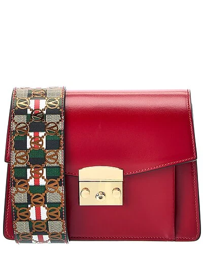 By Mario Valentino Adin Rope Guitar Leather Shoulder Bag Women 1 By Mario Valentino Adin Rope Guitar Leather Shoulder Bag Women