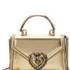 Dolce & Gabbana Votion Mini Leather Top Handle Crossbody Women