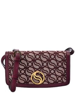 STELLA MCCARTNEY Onogram Canvas Wallet On Chain Women