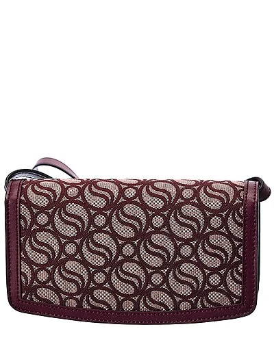 STELLA MCCARTNEY Onogram Canvas Wallet On Chain Women 2 STELLA MCCARTNEY Onogram Canvas Wallet On Chain Women - Image 2