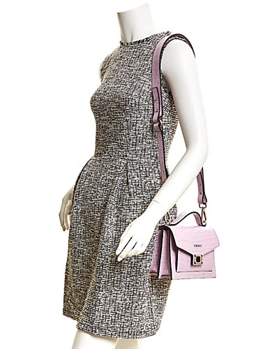 By Mario Valentino Titti Croc-Embossed Leather Shoulder Bag Women 3 By Mario Valentino Titti Croc-Embossed Leather Shoulder Bag Women - Image 3