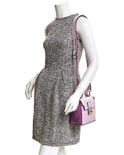 By Mario Valentino Camy Croc-Embossed Leather & Suede Satchel Women -City Bag Corner 1160488532 RLLD 3