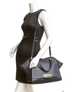 Eartha Iconic Jumbo Double Handle Leather Satchel Women -City Bag Corner 1160505999 RLLD 3