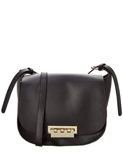 Eartha Iconic Leather Saddle Bag Women