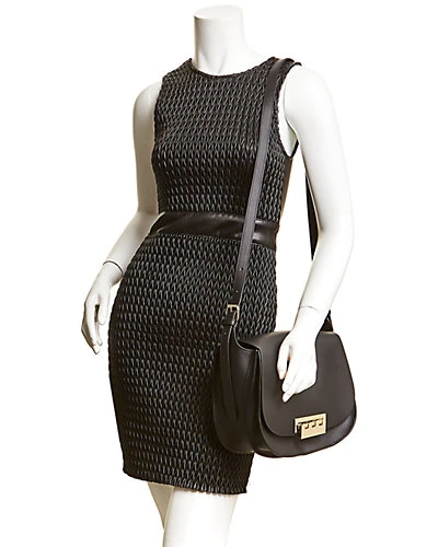 Eartha Iconic Leather Saddle Bag Women 3 Eartha Iconic Leather Saddle Bag Women - Image 3