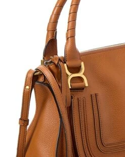 Chloé Marcie Medium Leather Satchel Women -City Bag Corner 1160506373 RLLD 3