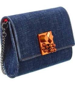 Christian Louboutin Ky Canvas Wallet On Chain Women -City Bag Corner 1160506388 RLLD 3